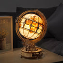 Globo Quebra Cabeça - Luminous Wood 3D