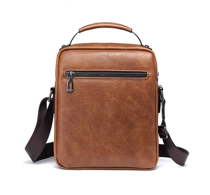 Bolsa Crossbody Couro Weixier + [LEVE GRÁTIS] EBook 10 Coisas que Faz um Homem Elegante